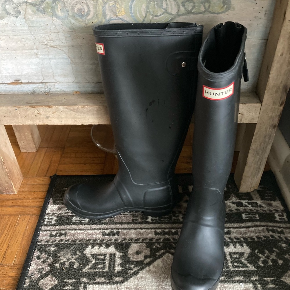 Hunter Black Women's Winter & Rain Boots